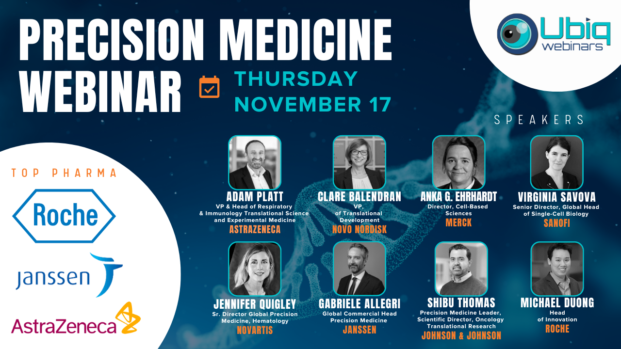 Thank You For The Registration - Precision Medicine Webinar • UBIQ